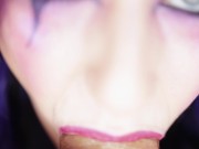 Preview 3 of Facial BIG Open Mouth Chasing Stars ASMR - Demi Doll Face