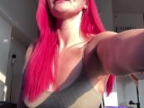 Gamer girl has a Nip slip on a live Twitch stream