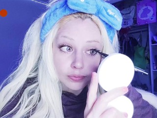 🌙⋆｡°✩ my Soft Blue Bow Headband 👁️ • Quick get Ready with me 🍀 • $wëët Energy ⋆｡°✩🌙