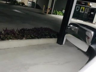 Dressed up French Maid Sissy and peed panties outdoors