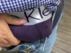 Sneaking out at the office to stroke my big cock