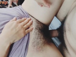 MILF Amateur Wife Fucking POV Gets a Big CumOn Pussy_#4