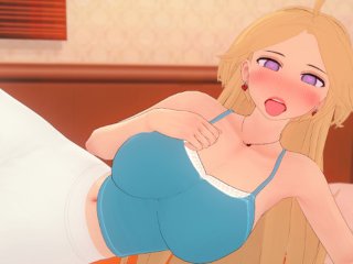 valentine, anime, big boobs, pov