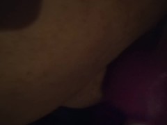 Sexy chubby Latina shows off ass and then plays with pussy on camera in school girl uniform