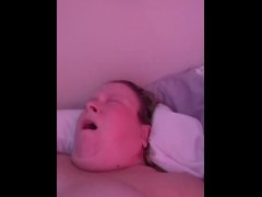 Wife cumming from being licked
