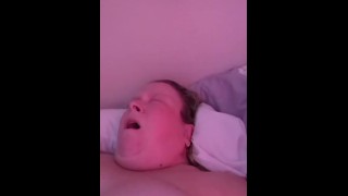 Wife cumming from being licked