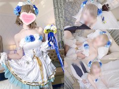 💙(vol1) Cosplay Having sex with an idol while still in our wedding dress costumes.【Aliceholic13】