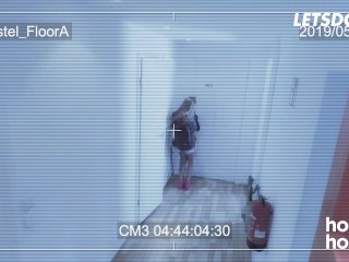Cute Girls Amirah Adara & Ariana Van X Need A Good Dicking During Holiday - HORNY HOSTEL screenshot number 2