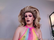 Preview 3 of Eat Cum Because You're Gay Cum Eating Instructions CEI ft Trans Femdom