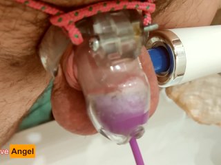 handsfree orgasm, mother, chastity cage cum, adult toys