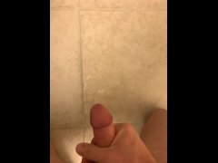 Just A Big 9 Irish Cock Cumming All Over The Floor