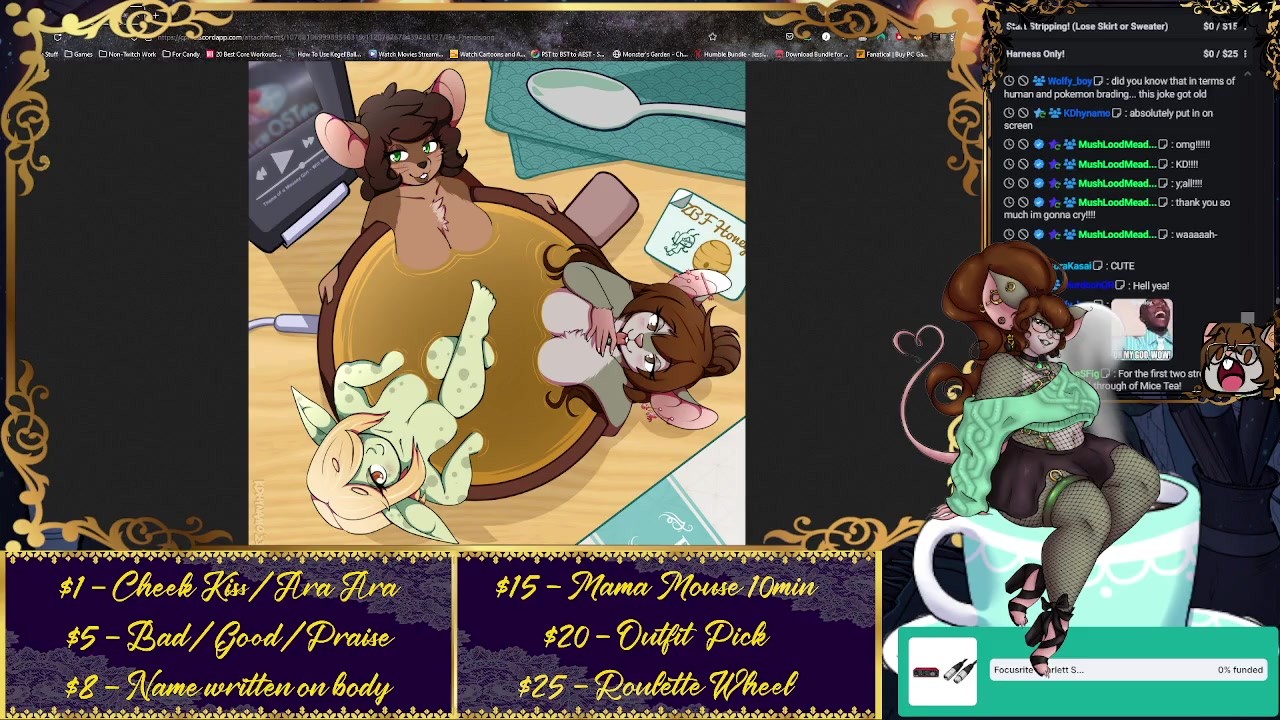 Fansly VoD 47 - Mice Tea Extras!