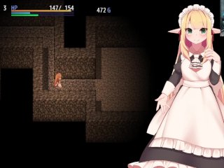 アリアと迷宮の秘密, small tits, maid game, 60fps