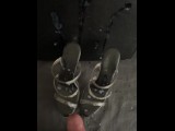 Cumplosion On Sexy Stripper Heels (Slowmotion)