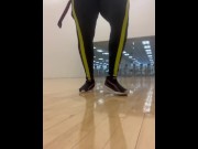 Preview 3 of BBW Twerking At the Gym Twitter : @melonmamass