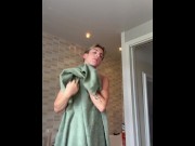 Preview 2 of Big Dick Twink Drying Off