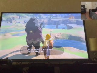 solo female, zelda botw, thighs, lets play