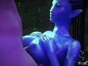 Preview 1 of Avatar Neytiri titjob