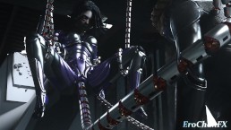 Alita Kampfengel gefesselt und gefickt von Atomic Heart Maschine