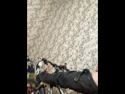 Preview 4 of handjob guy in the evening on a bike ending