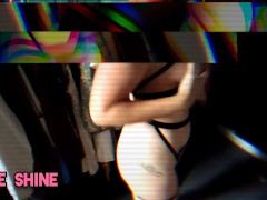 Pixie Shine Shows her pierced big natural boobs... Obsessive hot!
