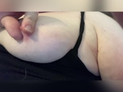 Alyx Marshall teases nipples and armpits while stroking their leaking cock!