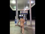 Filling Myself At The Gas Station