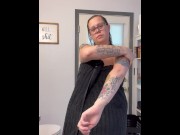Preview 1 of BBW stepmom MILF lotions up and gets dressed your POV
