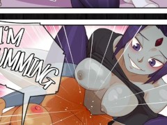 Adult Raven and Starfire fuck