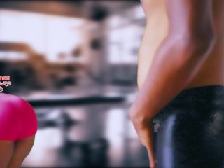 Screen Capture of Video Titled: My Gym Coach Love My Ass