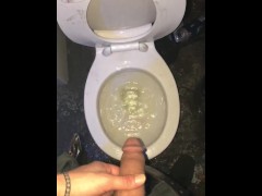 goth bf takes hot piss at local punk show PUBLIC