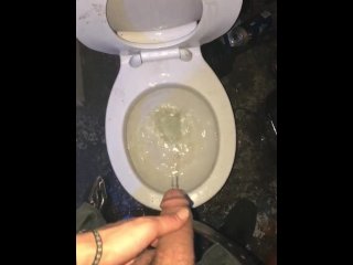 goth bf takes hot piss at local punk show PUBLIC