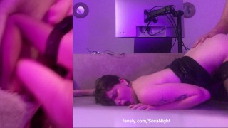 POV: Quick Rough Fuck On a Couch - Amateur Actress SosaNight