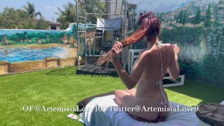 Итальянская порнозвезда Артемизия любит курить на открытом воздухе OF@ArtemisiaLove101 Twitter@ArtemisiaLove9