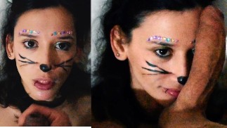 Я СОСУ ЧЛЕН СВОЕГО ПАРНЯ, КАК КОТЕНОК В ТЕЧКЕ