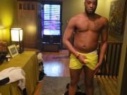 Preview 3 of CAUGHT!! Kennie Jai jerks off and get caught by bear daddy!!