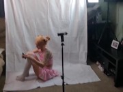 Preview 2 of Raven Ragdoll's Cheerleader photoshoot leads to fuck session