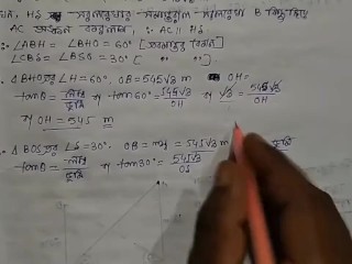 Heights & Distances Trigonometric Math Slove By Bikash Edu Care Episode 8