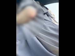 【23/06/05 #1】天気が良かったので、だいしゅき騎乗位♡足が小鹿になるまで頑張ります。この後、我慢できずにおしっこ(/ω＼) - Screenshot 5 of 16 - Car Sex