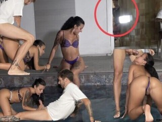 Pool Party: PURPOSE my Boyfriend while others are at Home