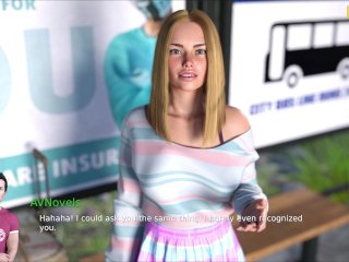 visual novel, big boobs, game walkthrough, blonde big ass