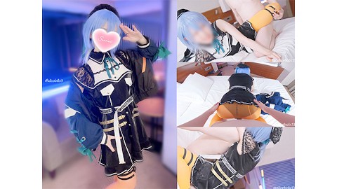 💙🧡【AliceHolic13】Vtuber Cosplay multiple orgasm suisex situation hentai video.