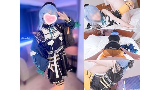 💙🧡【AliceHolic13】Vtuber Cosplay multiple orgasm suisex situation hentai video.