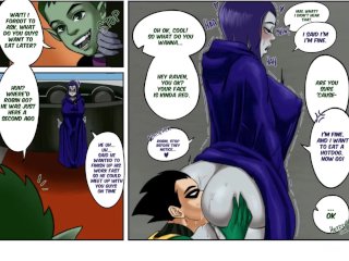 Teen Titans Spell Gone_Wrong - Raven's First AnalCreampie