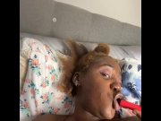 Preview 4 of SmokeSesh : Vape With Me FemaleStoner Black Ebony 420Girl