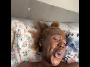 Preview 5 of SmokeSesh : Vape With Me FemaleStoner Black Ebony 420Girl