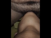 Preview 5 of Upside down deepthroat cum in throat very close up 06/23/2023