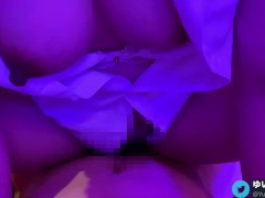 本番禁止のデリヘル嬢を口説いて生ちんぽでハメまくる❤制服コスの巨乳ちゃんが騎乗位で腰振り中出しまで許しちゃう❤最後はおまんこからだらしなくザーメンを垂れ流し仕事を忘れてガチイキ！【日本人/個人撮影】