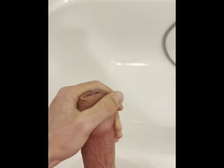 amateur, big cock, real orgasm, solo masturbation