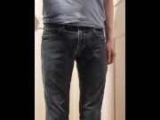 Preview 2 of Soaking jeans with lots of pee